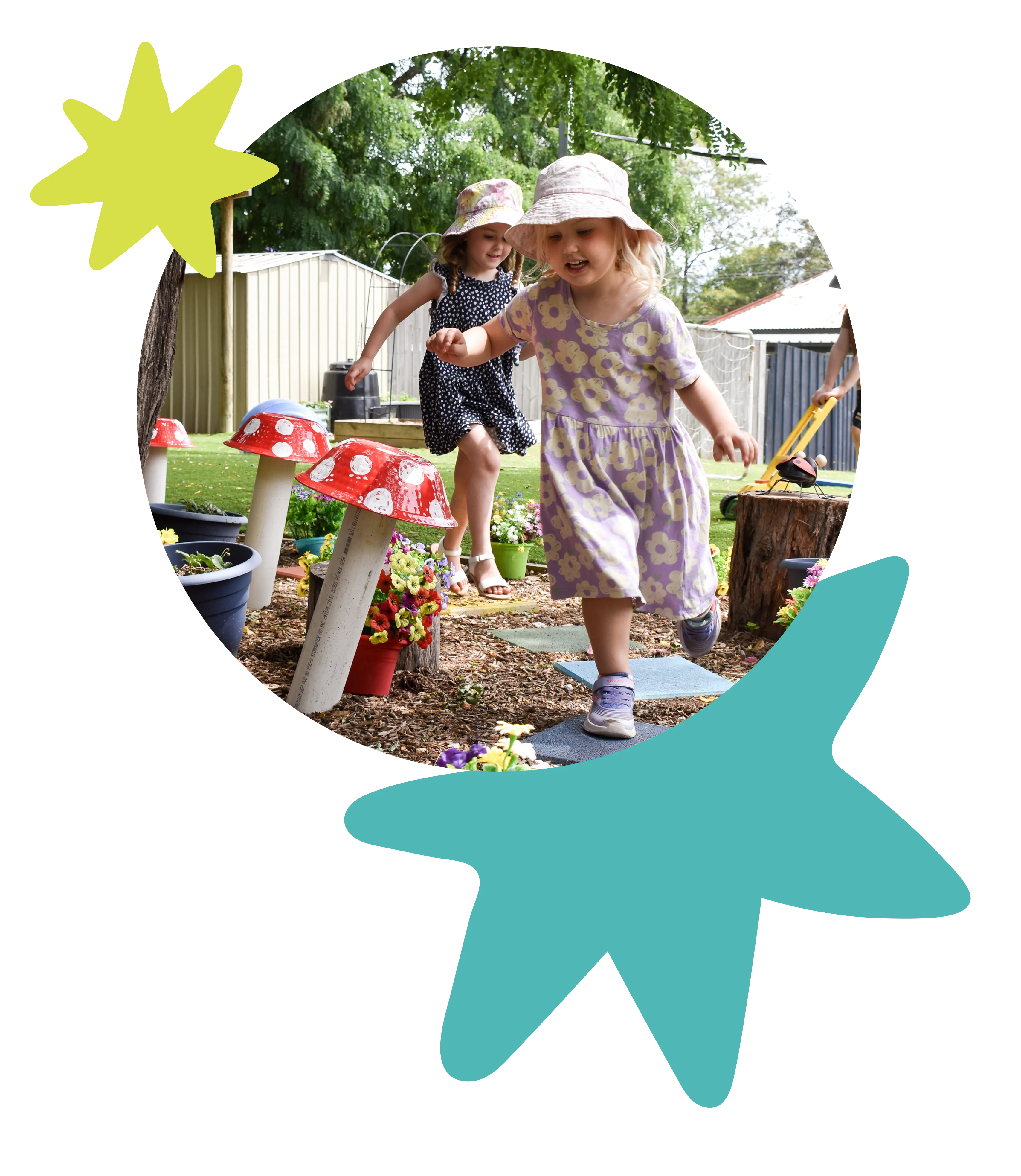 Children playing outdoors